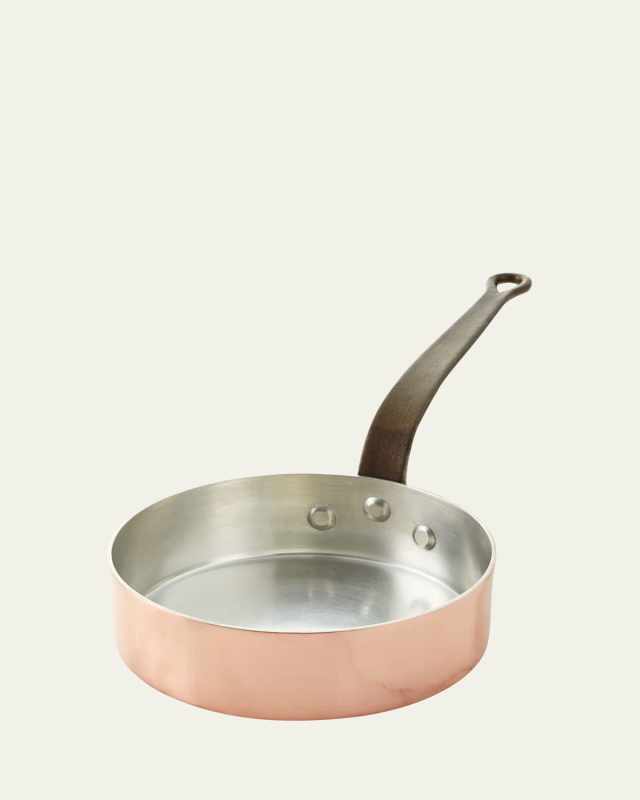 Solid Copper Tin-Lined Saute Pan